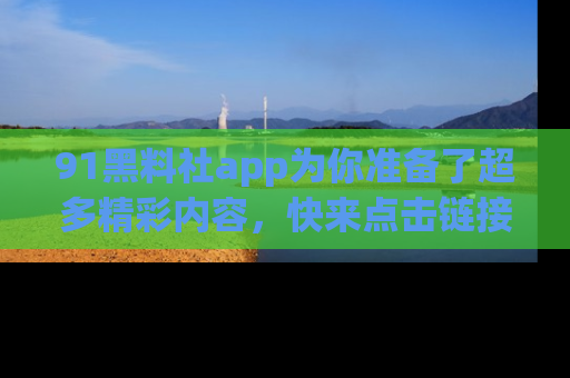 91黑料社app为你准备了超多精彩内容,快来点击链接一起探秘吧!