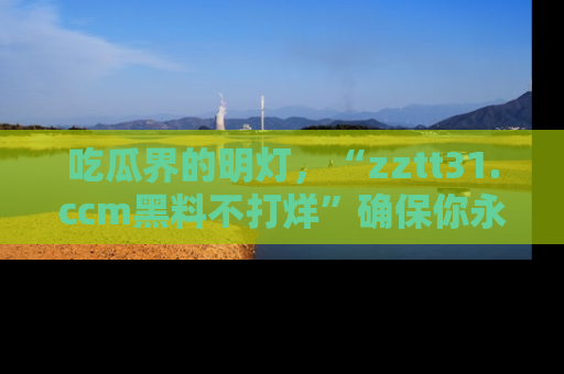 吃瓜界的明灯，“zztt31.ccm黑料不打烊”确保你永不迷路！