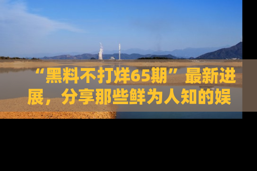 “黑料不打烊65期”最新进展，分享那些鲜为人知的娱乐八卦