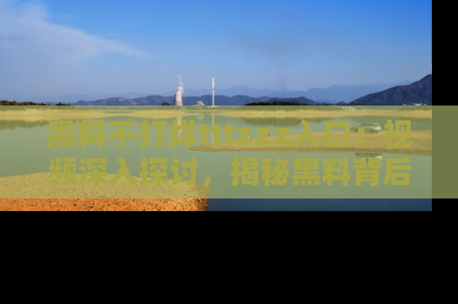 黑料不打烊tttzzz入口：视频深入探讨，揭秘黑料背后的人和事