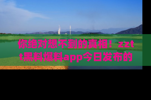 你绝对想不到的真相!zztt黑料爆料app今日发布的黑料让人叫绝!