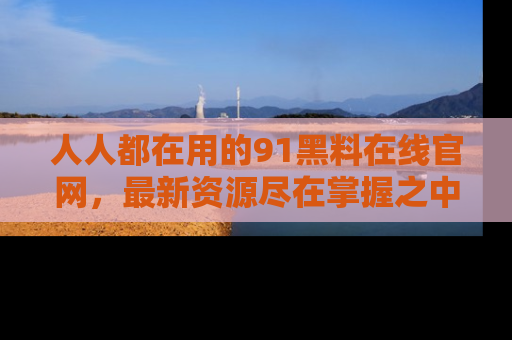 人人都在用的91黑料在线官网,最新资源尽在掌握之中