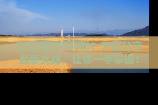 想看黑料不打烊？下载分享最新线路，让你一手掌握！