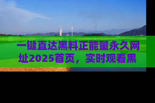 一键直达黑料正能量永久网址2025首页，实时观看黑料大汇总